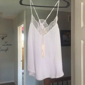 NWT VICI White Lace Tank
